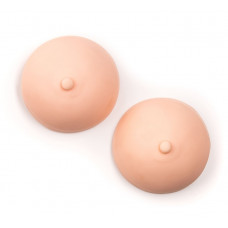 Breast-shaped silicone artificial skin for areola tattoo, 2 pcs