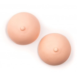 Breast-shaped silicone artificial skin for areola tattoo, 2 pcs