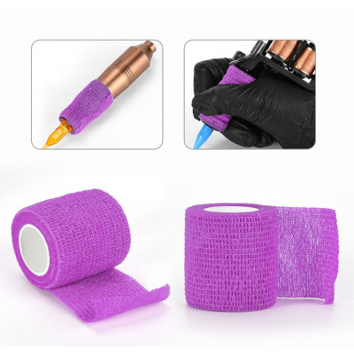 Бандажная эластичная лента (барьерная защита) для машинок (фиолетовая)