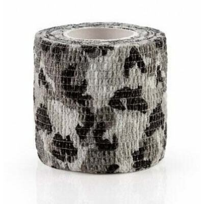 Bandage elastic tape (barrier protection) for cars (gray camouflage)