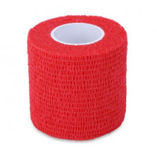 Bandage elastic tape (barrier protection) for cars (red)