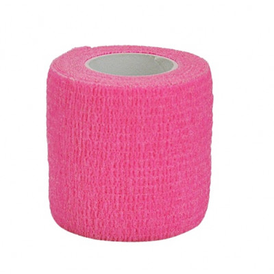 Бандажная эластичная лента (барьерная защита) для машинок (розовая)