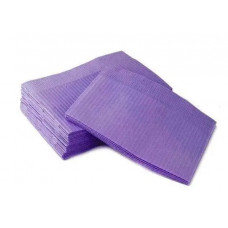 Салфетки трехслойные -  50 шт (фиолетовые)