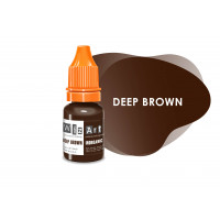 Deep Brown WizArt USA пигмент для перманентного макияжа бровей 10 мл