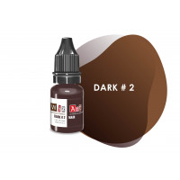 Dark #2 WizArt USA permanent eyebrow pigment 10 ml
