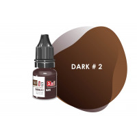 Dark #2 WizArt USA пигмент для перманентного макияжа бровей 5 мл
