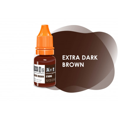 Extra Dark Brown WizArt пигмент для ПМ бровей