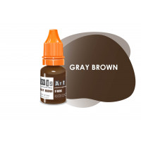 Gray Brown WizArt USA пигмент для перманентного макияжа бровей 10 мл