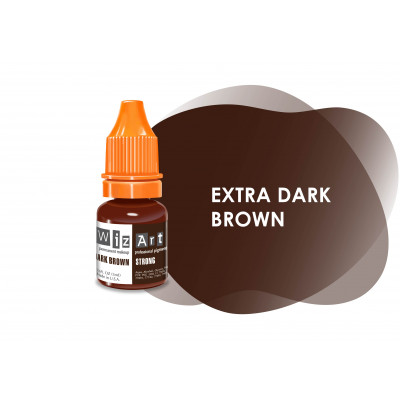 Extra Dark Brown WizArt пигмент для ПМ бровей