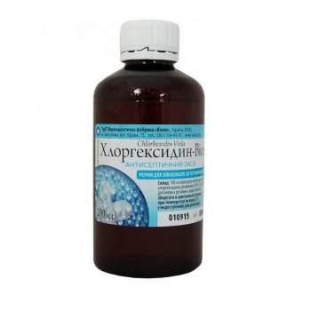  "Chlorhexidine" n/a solution of 0.05% (Antimicrobial and antiseptic agents)