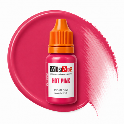 HOT PINK WizArt Classic пигмент для перманентного макияжа губ 10мл