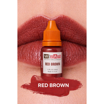 Red Brown WizArt пигмент для ПМ губ 10мл