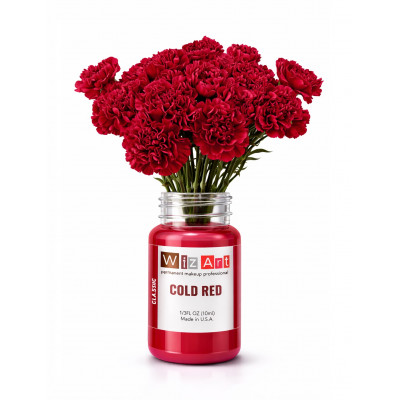 COLD RED WizArt Classic пигмент для перманентного макияжа губ 10мл